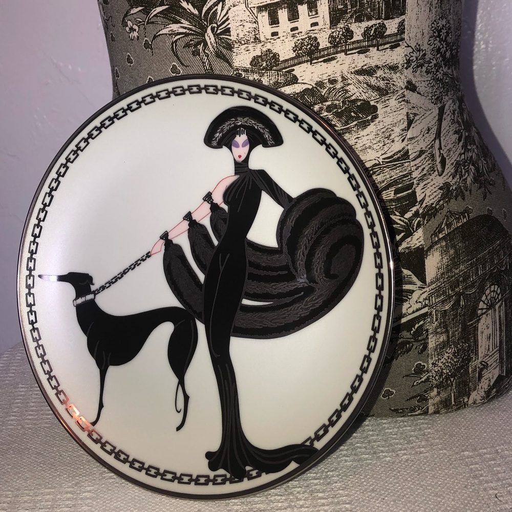 Symphony In Black Decorative Plate